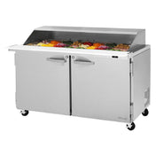Turbo Air PST-60-24-N-SL PRO Series Mega Top Sandwich/Salad Prep Table With Slide Lid