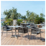 Emuamericas, Llc E1214-73-18 - Carousel Armchair, Indoor/outdoor, With Synthetic Flat Rope Back