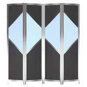 Forbes Industries 7856 Loft Series Mobile Partition (Elite) 72-1/2"L X 1"W X 78"H Open