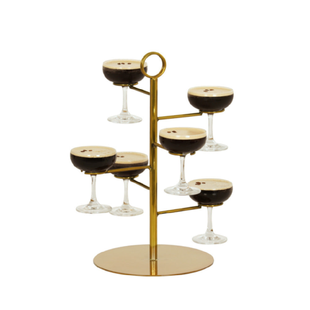 Cal-Mil 23763-130 Brooklyn Champagne Glass Tower 15"W X 15"D X 22"H Holds Up To (6) Glasses