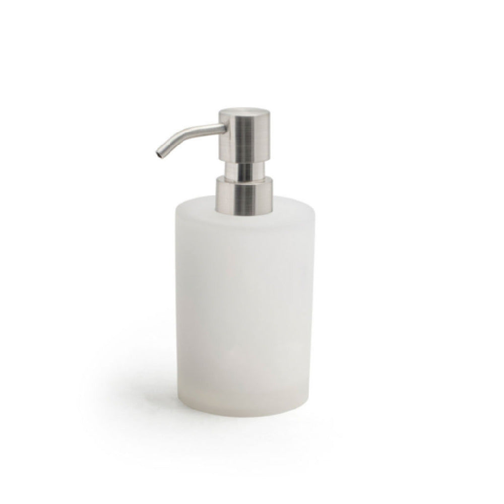 FOH RSP027FRR12 10oz Nassau Pump Ice With Mirrored Top Includes One RSP101BSS23 Mirrored Stainless Pump Top Silver