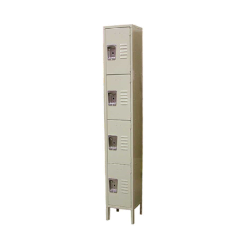 Omcan 13130 (13130) Locker 4-tier 12"W X 18"D X 78"H Overall