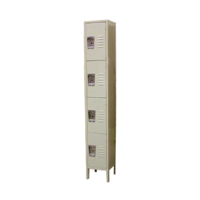 Omcan 13130 (13130) Locker 4-tier 12"W X 18"D X 78"H Overall