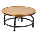 TableCraft Products 10086 - Industrial Collection™ Cake Stand, 13" Dia., Adjustable From 6-3/8"-8-3/8" In Height