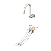 T&S Brass B-0504-537K Pedal Valve Double Wall Mount