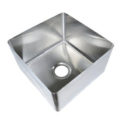 John Boos CUT1620146 Weld-In Undermount Sink 1-compartment 16"W X 20" Front-to-back X 14" Deep