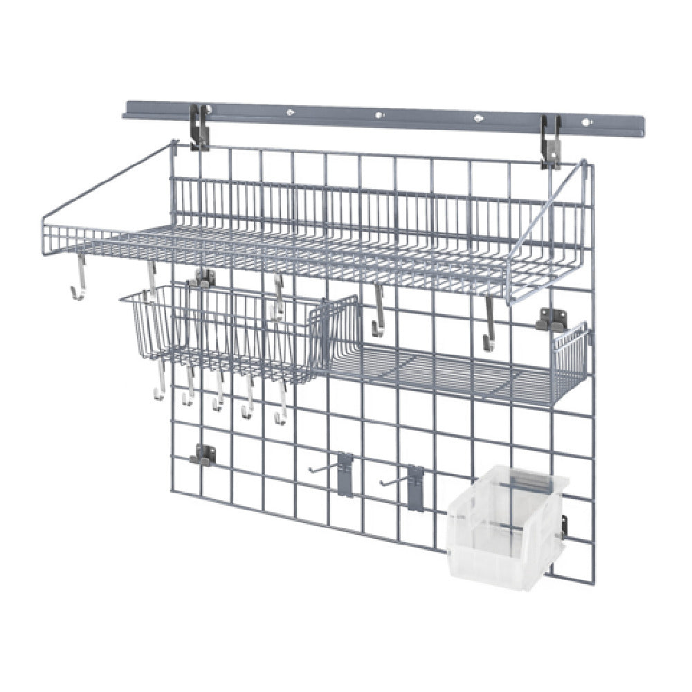 Quantum SGK-403036-2GYCL Store Grid Standard-Duty Kit Includes: (1) 40" Wall Track