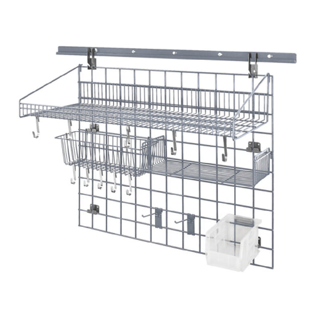 Quantum SGK-403036-2GYCL Store Grid Standard-Duty Kit Includes: (1) 40" Wall Track