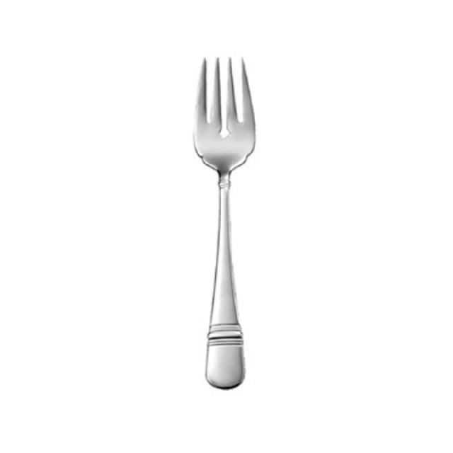 1880 Hospitality T119FSLF Oneida® Salad/Pastry Fork 6-3/4" Banded Teardrop Shaped Handle