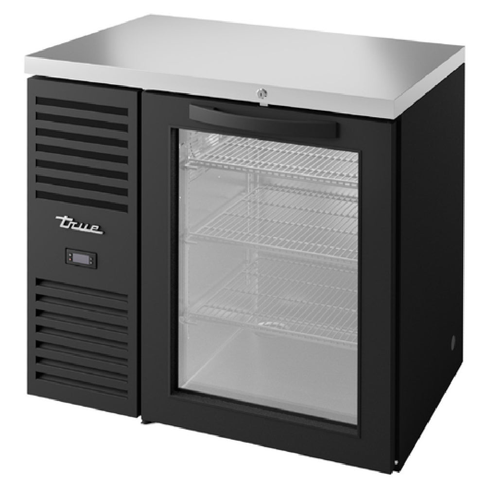True Refrigeration TBR36-RISZ1-L-B-G-1 Refrigerated Back Bar Cooler One-section