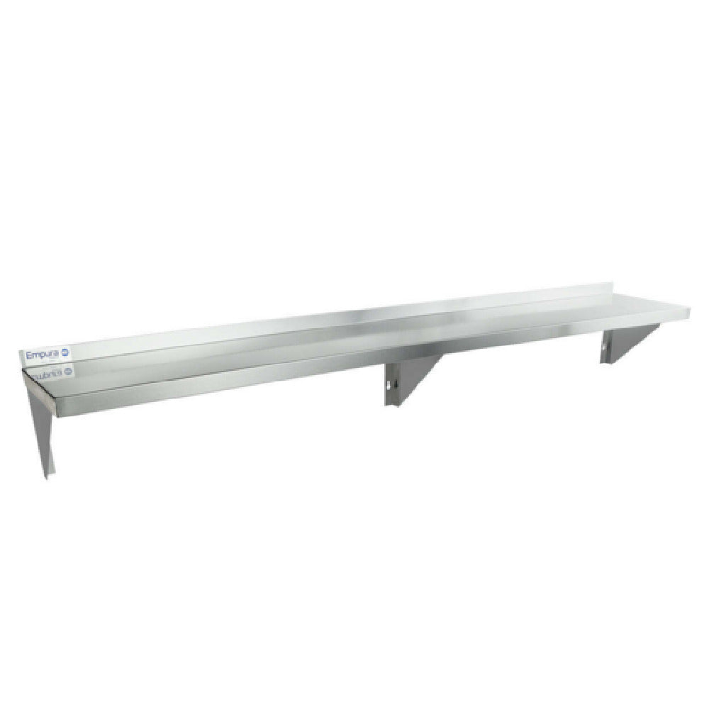 Empura 1272WS18G - Wall Mount Storage Shelf, 72"W X 12"D X 13"H, Standard Duty