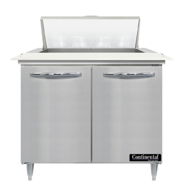 Continental Refrigerator D36N8C Designer Line Sandwich Unit 36"W Two-section
