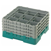 Cambro 9S800414 Camrack® Glass Rack With (4) Soft Gray Extenders Full Size