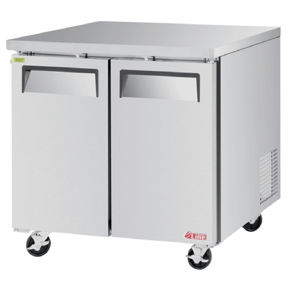 Turbo Air EUF-36-N-V E-line Undercounter Freezer Two Section 36"W X 30"D X 30"H