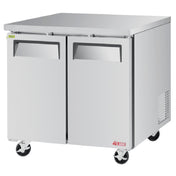 Turbo Air EUF-36-N-V E-line Undercounter Freezer Two Section 36"W X 30"D X 30"H
