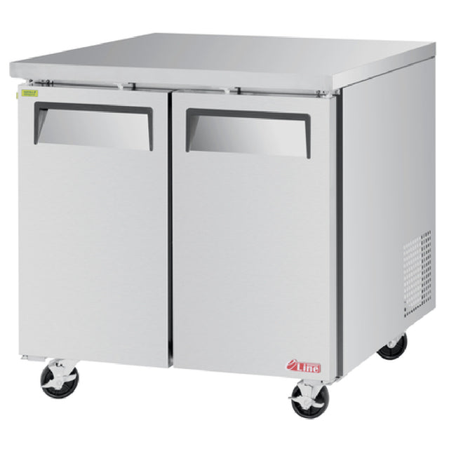 Turbo Air EUF-36-N-V E-line Undercounter Freezer Two Section 36"W X 30"D X 30"H