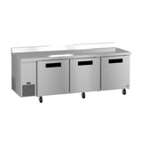 Hoshizaki WLR93B - Steelheart Series Worktop Refrigerator, Reach-in, Three-section