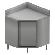 BK Resources BKDCR5C-2424H Corner Work Table 24"W X 24"D Cabinet Base With Hinged Doors
