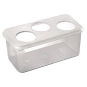 CFS Brands 01472 Araven Squeeze Dispenser Organizer 12-3/4" X 6-7/8" X 6" GN 1/3 Size