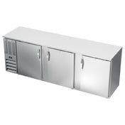 Beverage Air BBN94HC-F-S - Refrigerated Food Rated Back Bar Storage Cabinet, Three-section