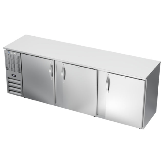 Beverage Air BBN94HC-F-S - Refrigerated Food Rated Back Bar Storage Cabinet, Three-section