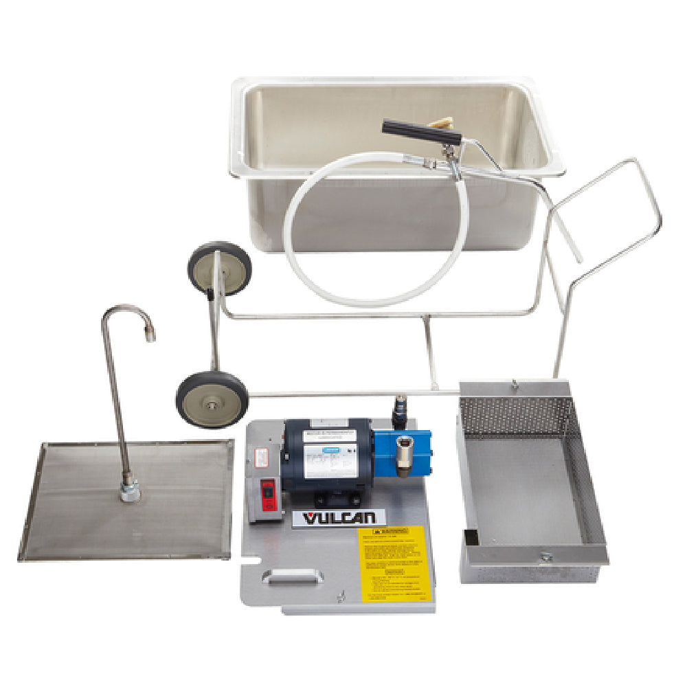 Vulcan MF-1 - Portable Fryer Filtration, 110 Lbs. Oil Capacity, 8 Gallon/minute Pump Motor