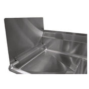 Advance Tabco K-700F-30 Side Splash Removable For FC & FE Series Sinks With 30" Front-to-back Bowls