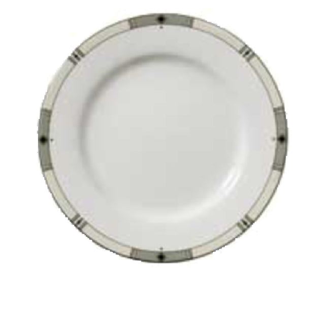 Vertex China RB-7-WBD Plate 7" Dia. Round