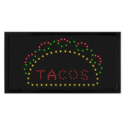 Alpine Industries ALP497-11 TACO Sign With Two Display Modes 19" X 10" LED Rectangular