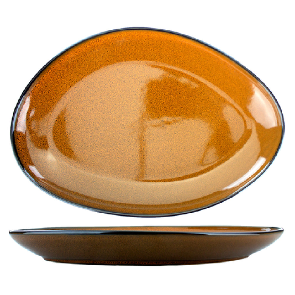 International Tableware LU-139-TA Platter 13-1/4" X 9-1/4" X 1-1/2"H Oval