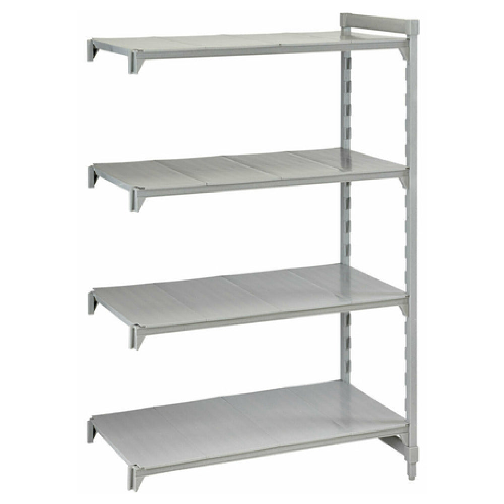 Cambro CPA244864S4480 Camshelving® Premium Add-On Unit 24"W X 48"L X 64"H 4-tier