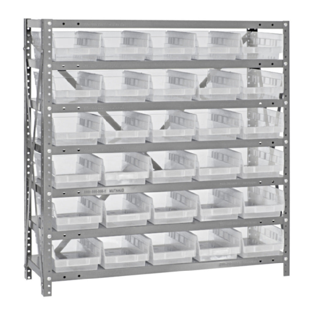 Quantum 1839-104CL Shelving Unit 18"D X 36"L X 39"H Heavy Duty