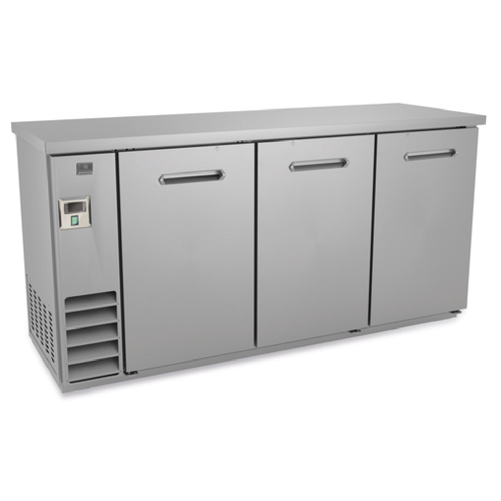 Kelvinator KCHBB72SS (738307) Back Bar Cooler 73"W Self-contained Side Mounted Refrigeration