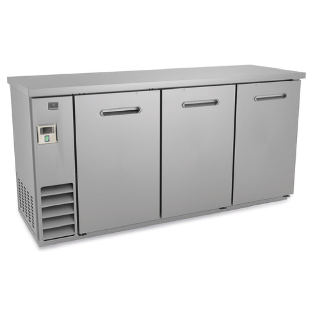 Kelvinator KCHBB72SS (738307) Back Bar Cooler 73"W Self-contained Side Mounted Refrigeration