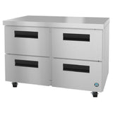 Hoshizaki UF48B-D4 - Steelheart Series Undercounter Freezer, Reach-in, Two-section