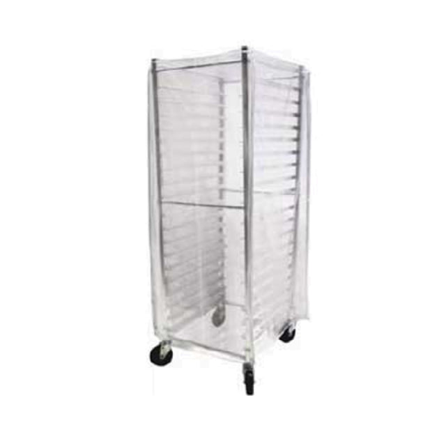 John Boos ABPR-1820-PC-X Bun Pan Rack Cover Zippered On (3) Corners 2.3 Mm Thick Clear Plastic (Available In Effingham And Nevada)