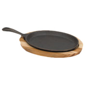 Royal ROY CI 1718 - Fajita Griddle Liner, Oval, Wood