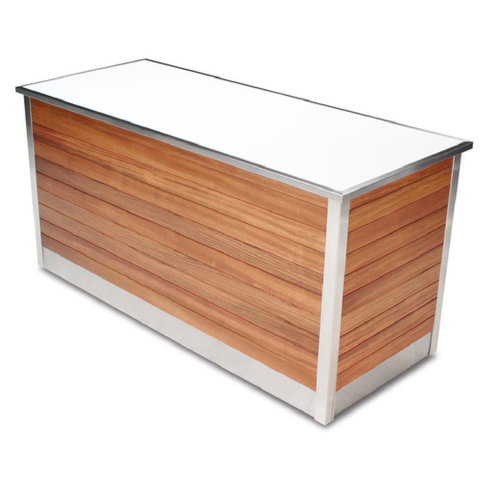 Forbes Industries F30-5161-8 Tropical Hardwood Action Station (Essentials) 84-1/2"W X 30"D X 36"H