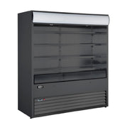 Omcan 48269 (RS-CN-1050-B) Grab-and-Go Refrigerated Showcase Open 72"W