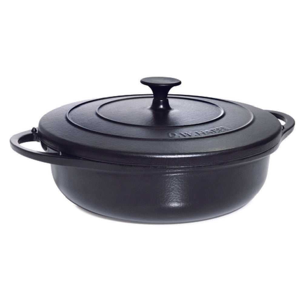 Steelite DWG4F Cast Iron Dutch Oven 4.0 Qt 16.0"W X 12.0"D X 6.5"H