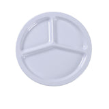 Yanco NS-702W Nessico Compartment Plate 10" Dia. 3-compartments