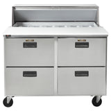 Traulsen CLPT-4812-DW - Dealer's Choice CLPT Series Compact Prep Table Refrigerator