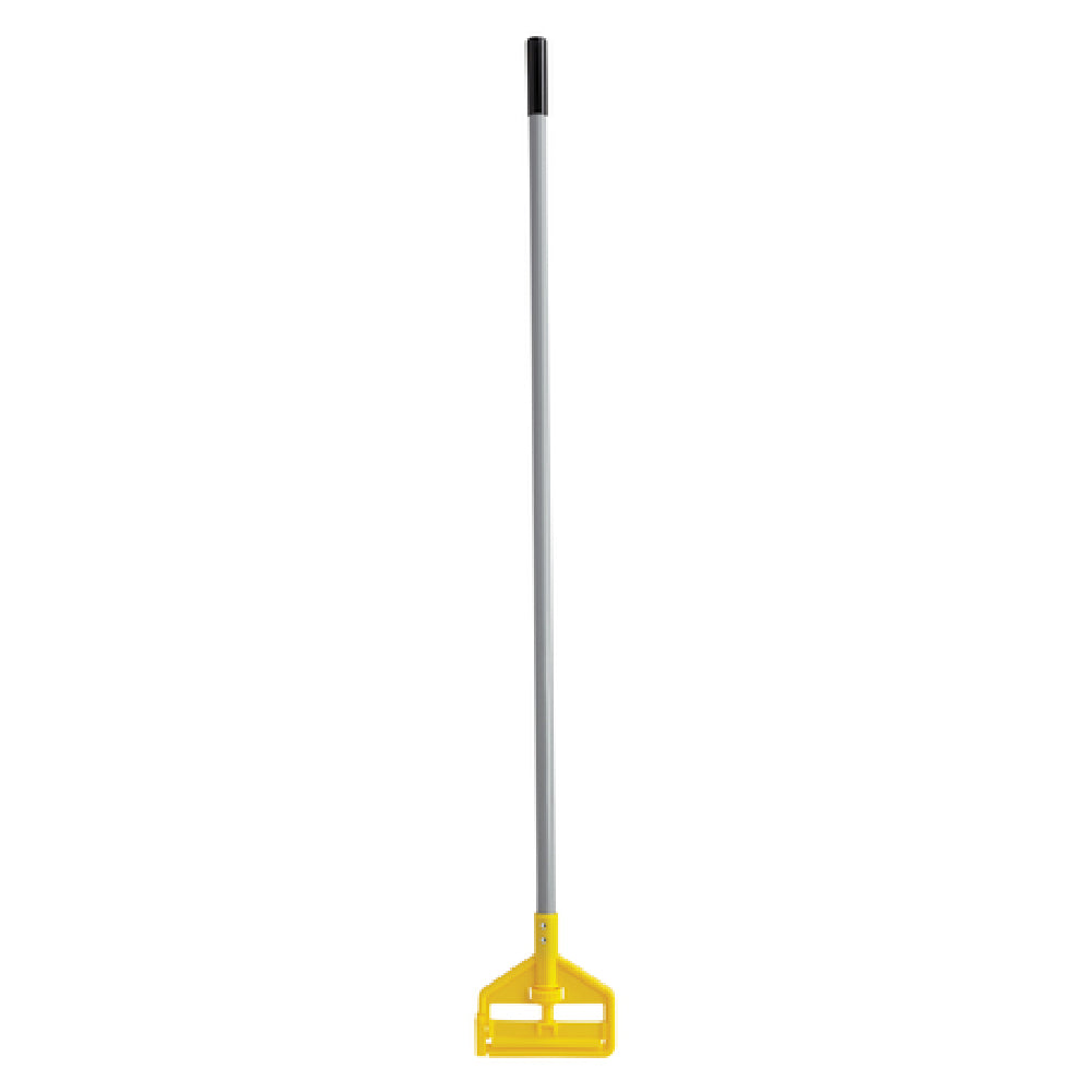 Rubbermaid FGH136000000 Invader® Wet Mop Handle 60"L Vinyl-covered Aluminum With Yellow Plastic Head