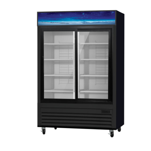 Blue Air BGM47SLB-HC Refrigerated Merchandiser Two-section 41 Cu. Ft. Capacity