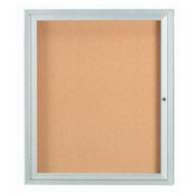 Aarco DCC3630R Aluminum Bulletin Board 30"W X 36"H Enclosed