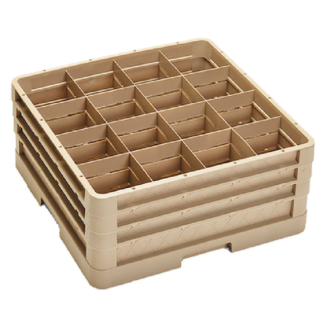 Vollrath CR4DDD Traex®Compartment Rack Full Size (16) Compartment Cup/glass