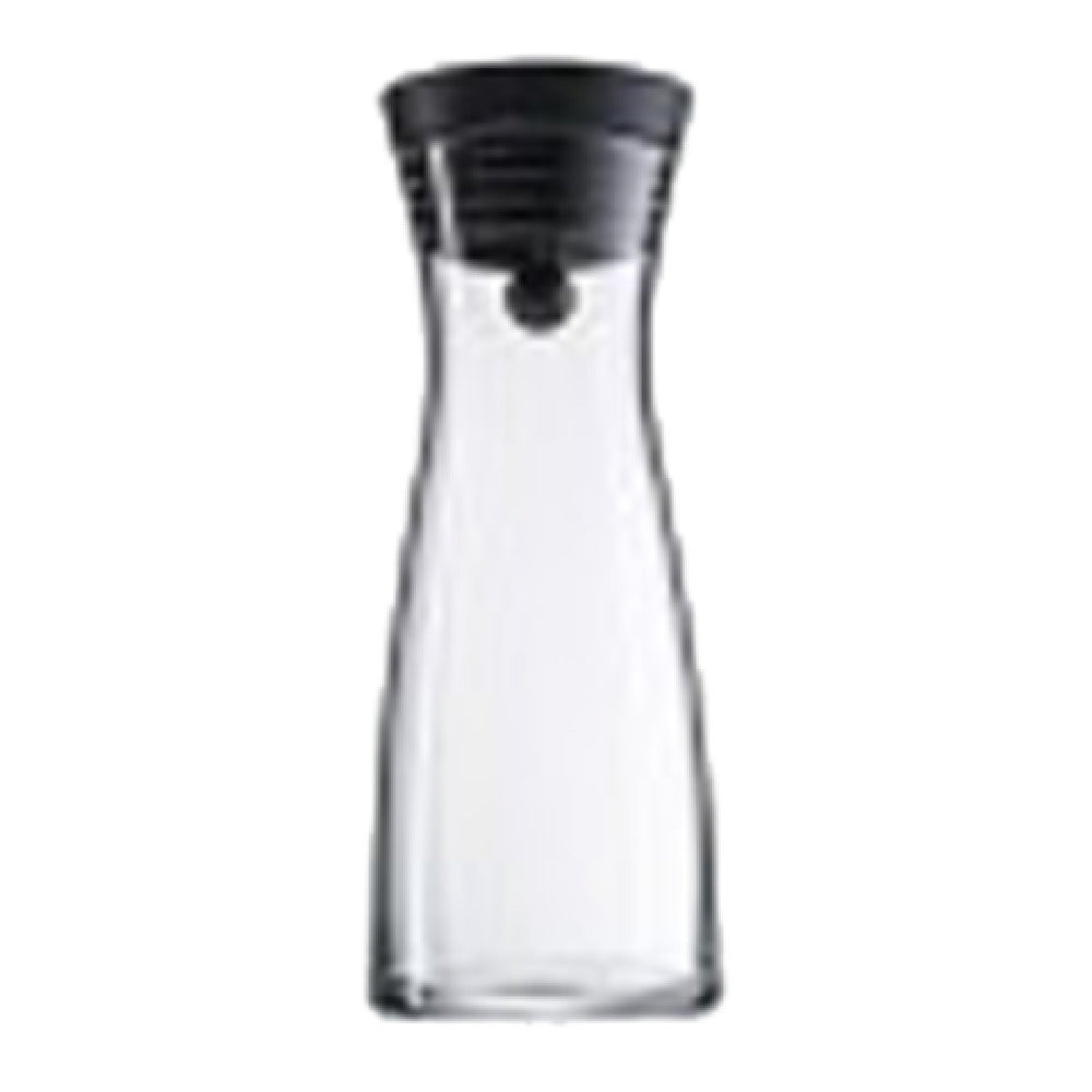 BauscherHepp 06.1771.6040 Water Decanter 25-2/5 Oz. 18/10 Stainless Steel Close Up Lid With Black Ring