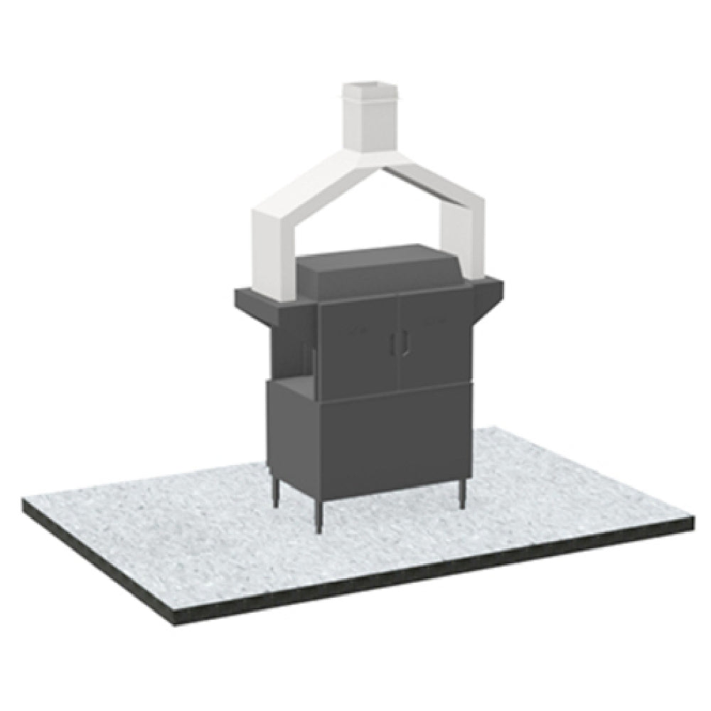 Avtec SSA-PANTLEG44 - SimpleSpec Dishwasher Pantleg Duct, For Type II Applications Only