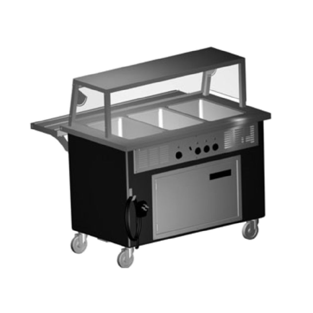Delfield KH-4 Shelleyglas® Hot Food Serving Counter Electric 4-pan Size