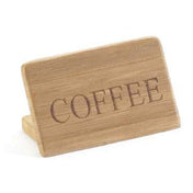 Cal Mil 606-1 Beverage Sign 3"W X 2"H "COFFEE"